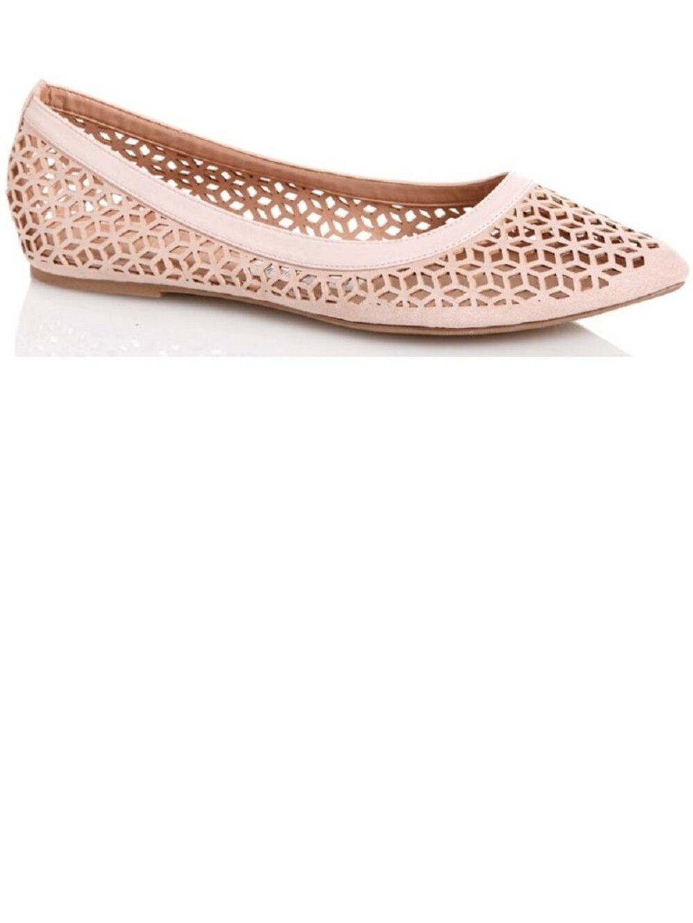 Wild Diva Pippa Women's Perforated Ballet Flats, Size 7